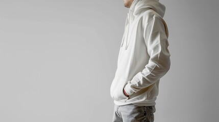 Poster - Side View Hoodie Mockup