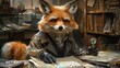 Fox as a Detective: Foxes have a reputation for being cunning and clever.