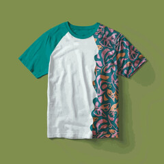 Poster - DESIGN OF T-SHIRT (GREEN SLEEVE) 