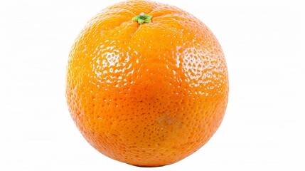 Poster - A clipping path showing ripe oranges isolated on white