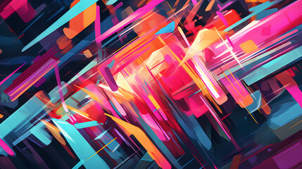 Colorful linear movements abstract graphic poster web page PPT background