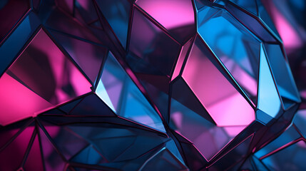 Digital polygon 3d geometry abstract graphic poster web page PPT background