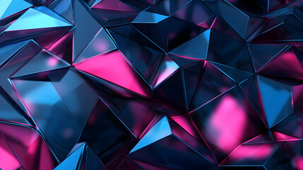 Digital polygon 3d geometry abstract graphic poster web page PPT background