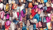 e-commerce in der Modeindustrie. trendiger Hintergrund für Tapeten, Poster, Karten, Einladungen, Websites.
