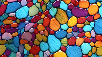 Stained glass mosaic gem abstract graphic poster web page PPT background