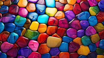 Stained glass mosaic gem abstract graphic poster web page PPT background