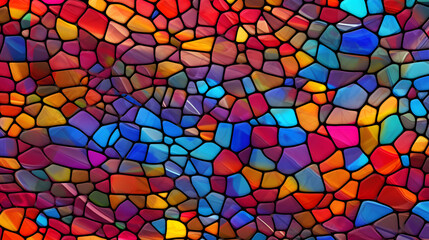 Stained glass mosaic gem abstract graphic poster web page PPT background