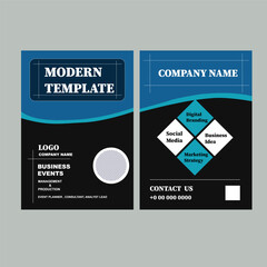 Modern flyer template for corporate business 