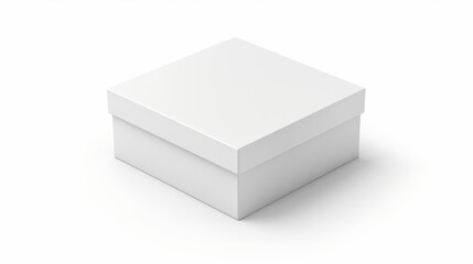 Aufkleber - Modern illustration of a blank box with a white background.