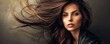 © shooreeq - Stunning beautiful sensual woman with magnificent hair, professional studio fashion photo
