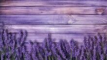 Lavender Wood Background Horizontal Composition
