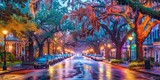 Fototapeta  - Savannah's Enchanting Squares