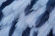 Penguin feathers in the Antarctic, forming a seamless pattern on the icy landscape