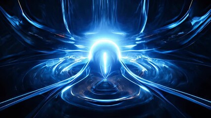 Poster - Abstract artificial intelligence or digital advanced technology concept animation