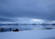 Vesterålen in inverno. Norvegia, Nordland