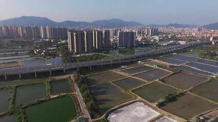 Canvas Print - Zhongshan City skyline