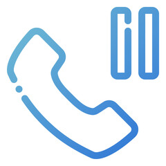 Poster - pause call icon