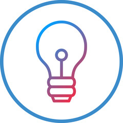 Wall Mural - Vector Design Lightbulb Icon Style