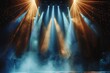 © TETIANA - Warm Stage Lights with Cool Fog Effects