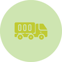 Sticker - Truck Vector Icon