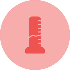 Sticker - Graduated Cylinder Vector Icon