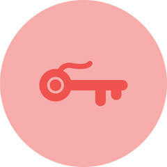 Sticker - Key Vector Icon