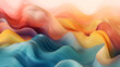 Digital technology colorful wave abstract graphic poster web page PPT background