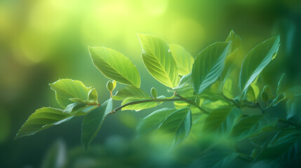 spring green plant leaves landscape abstract graphic poster web page ppt background