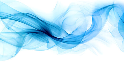 Digital technology blue smoke curve abstract graphic poster web page PPT background
