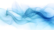 © yonshan - Digital technology blue smoke curve abstract graphic poster web page PPT background