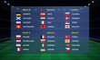 European tournament 2024 all groups. Soccer cup broadcast graphic template