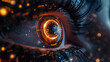futuristic digital eye 