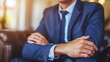 © Tati - Detail of a businessman's suit, symbolizing professionalism and elegance