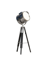 Spotlight or Spotlights on Tripod Illuminate. Decorative Spotlight Floor Lamp Tripod. Floor Lamp Focus Light Vintage Style Nautical Décor Rustic Vintage