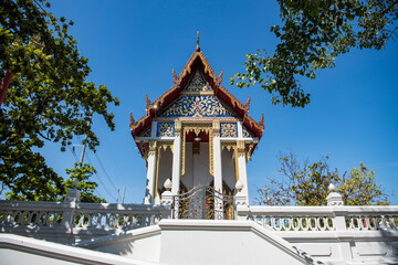 Canvas Print - THAILAND SAMUT PRAKAN WAT PHAYA PRAP PATCHAMIT