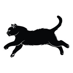 Wall Mural - Scottish Fold Silhouette