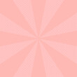 ポップでかわいい集中線の背景素材 - ピンク色のシンプルで目立つ正方形のバナー