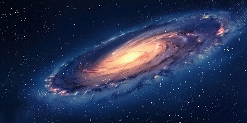 Wall Mural - starry sky, galaxy, outer space, background, wallpaper.