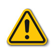 Caution warning signs set. Exclamation marks, vector illustration