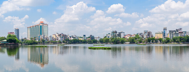 Wall Mural - views iof hanoi skyline, vietnam