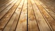 Stunning natural wood deck bathed in warm sunlight, creating a beautiful pattern of light and shadow