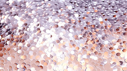 Poster - Abstract shiny background with holographic glitter. Scattered confetti sparkles with violet and yellow color.