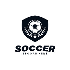 Poster - Soccer football logo, emblem designs templates