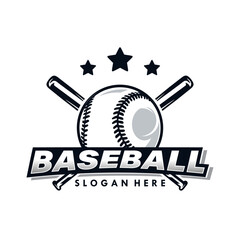 Sticker - Baseball logo design. Baseball emblem and design badge