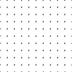 Poster - Square seamless background pattern from black cat icons. The pattern is evenly filled. Vector illustration on white background