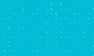 Poster - Seamless background pattern of evenly spaced white a screwdriver symbols of different sizes and opacity. Vector illustration on cyan background with stars