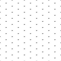 Poster - Square seamless background pattern from geometric shapes. The pattern is evenly filled with small black router symbols. Vector illustration on white background