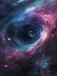 Enigmatic Supermassive Black Hole at the Heart of the Cosmos - A Captivating Celestial Phenomenon Unveiling the Mysteries of the Universe
