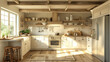 Kitchen interior design at home