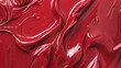 Red liquid. 3D rendering of a glossy red liquid surface with waves and ripples.